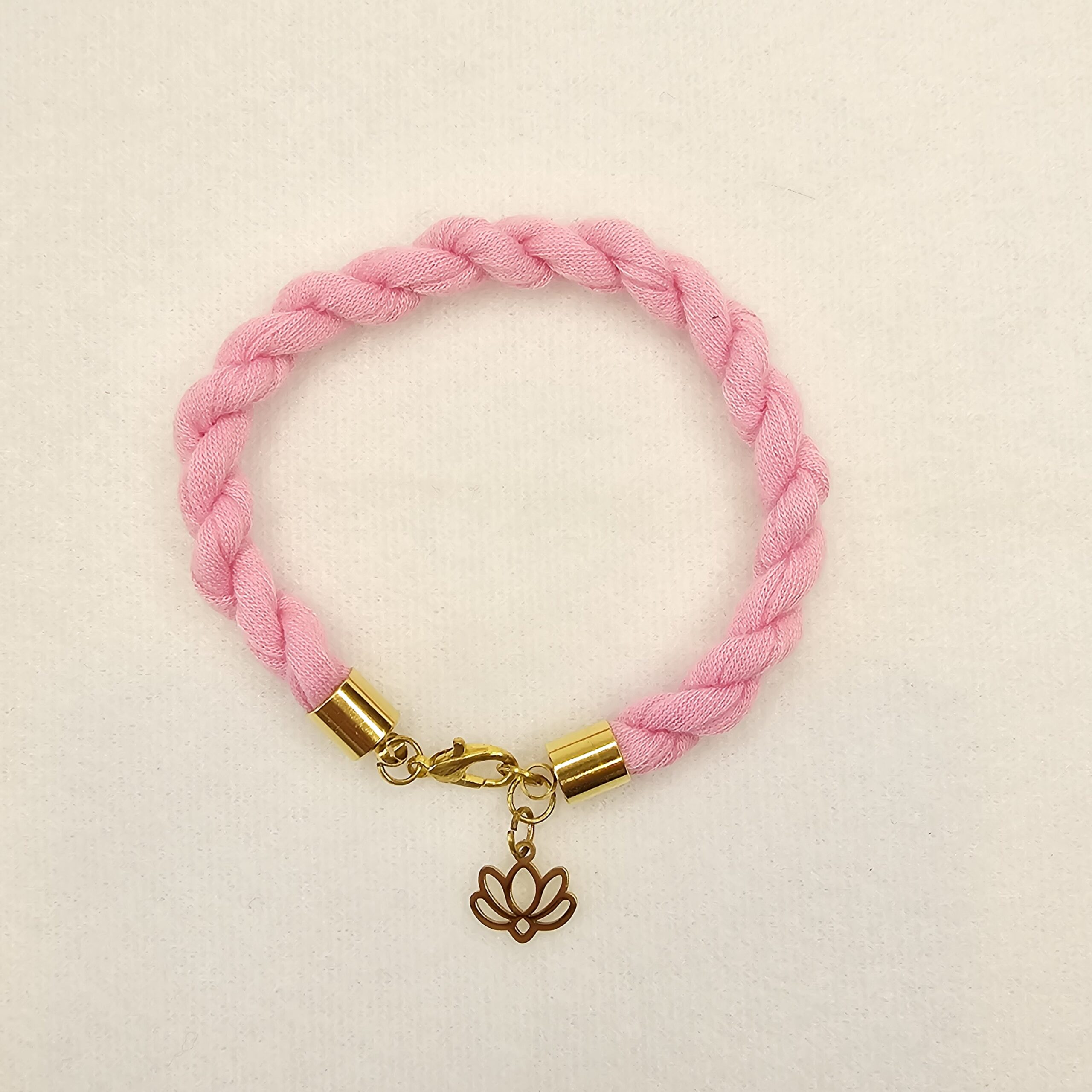 Bracelet torsadé en tissu recyclé – Image 7