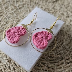 Boucles d'oreilles cœurs
